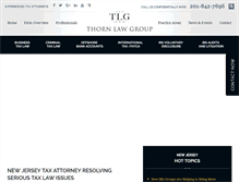 Tablet Screenshot of newjersey-tax-lawyer.com